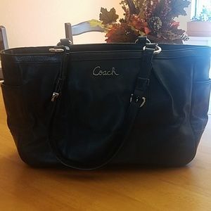 Black Leather Coach Purse